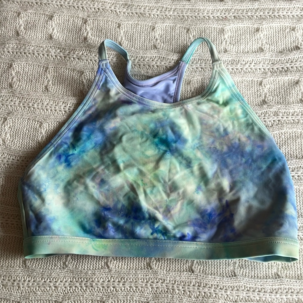 Athleta size youth Large swim athletic top.